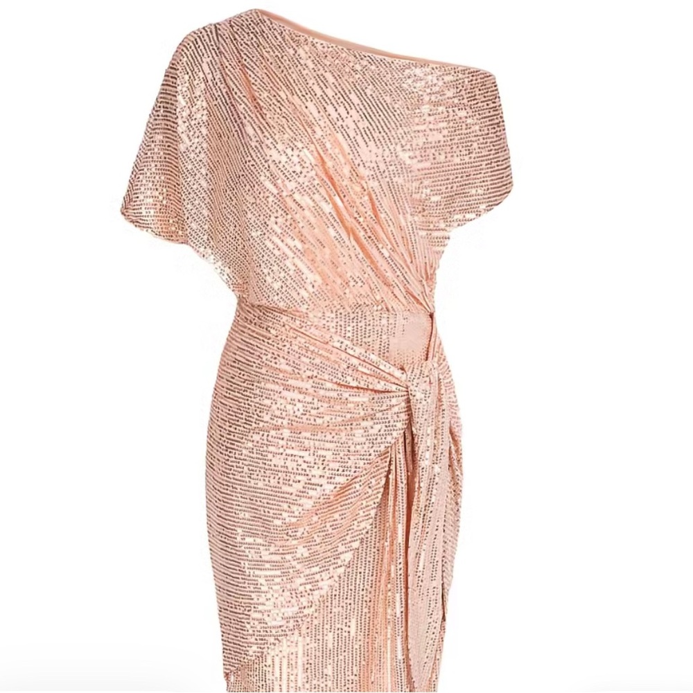 Elegant Sequin One-Shoulder Dress